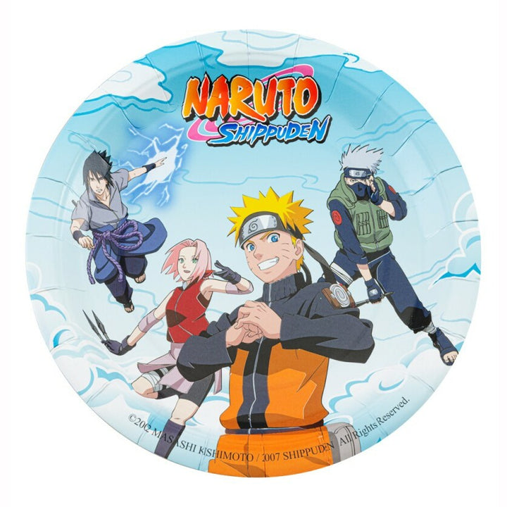 8 23 cm Naruto™ paper plates – Farfouil en fête