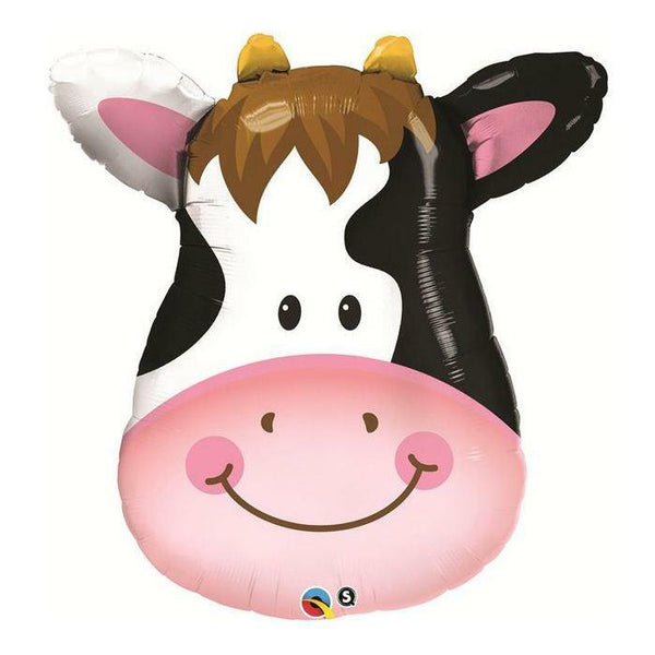 BALLON ALU VACHE 81 CM 32" QUALATEX,Farfouil en fÃªte,Ballons