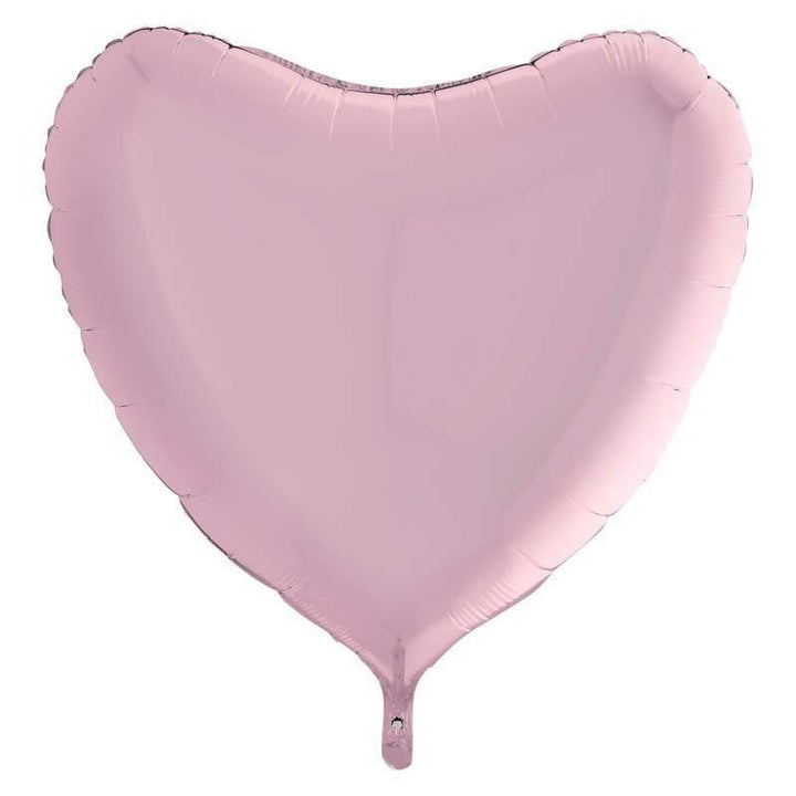 BALLON ALUMINIUM COEUR ROSE PASTEL AIR FILL 9",Farfouil en fÃªte,Ballons