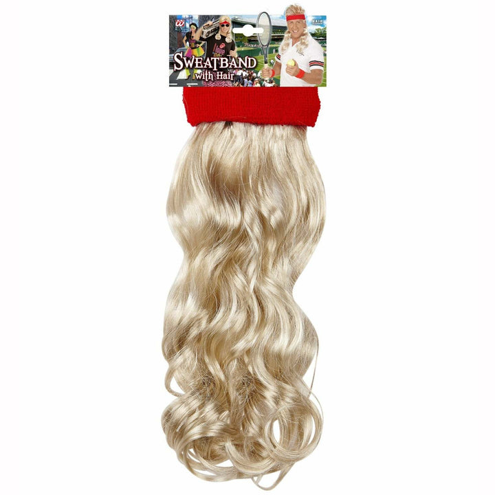 Bandeau rouge avec cheveux (noirs ou blonds),Farfouil en fÃªte,Perruque
