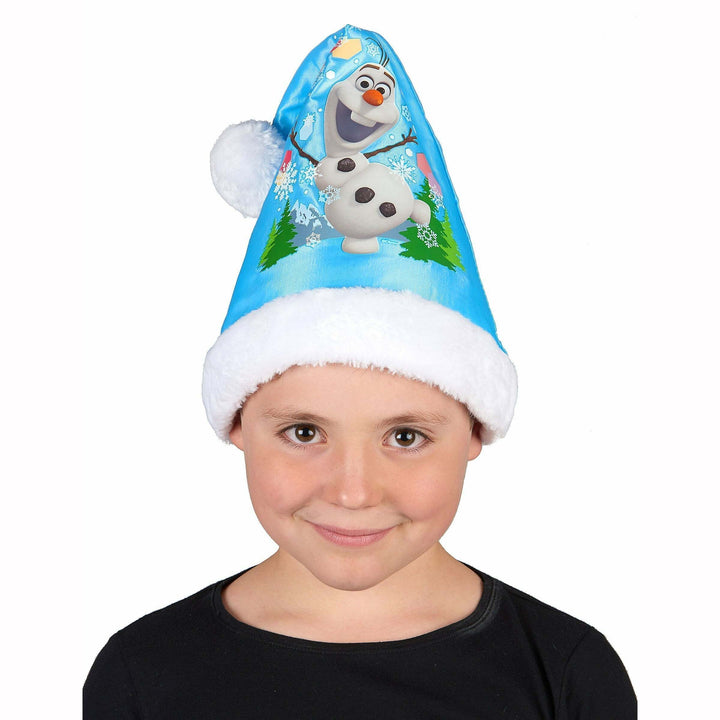 BONNET DE NOËL BLEU OLAF LA REINE DES NEIGES™,Farfouil en fÃªte,Chapeaux