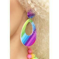 BOUCLES D'OREILLES MULTICOLORES,Farfouil en fÃªte,Bijoux