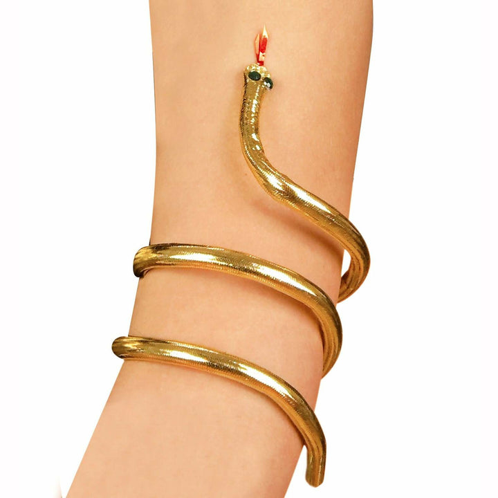 Bracelet égyptien serpent doré,Farfouil en fÃªte,Bijoux