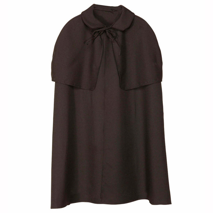 Cape adulte noire avec capeline 100 cm,Farfouil en fÃªte,Cape