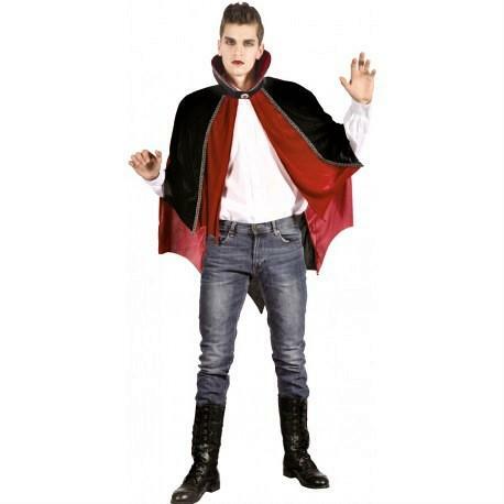 Cape luxe de vampire noire et rouge,Farfouil en fÃªte,Cape