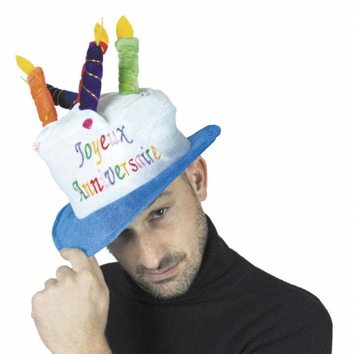 Chapeau "Joyeux Anniversaire" en velours,Farfouil en fÃªte,Chapeaux