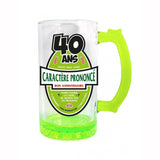 40 YEARS GREEN MIXED BEER MUG