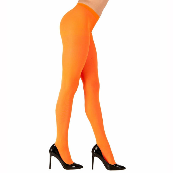 Collants adultes orange néon semi-opaques 40 deniers,Farfouil en fÃªte,Collants, bas, chaussettes, guêtres