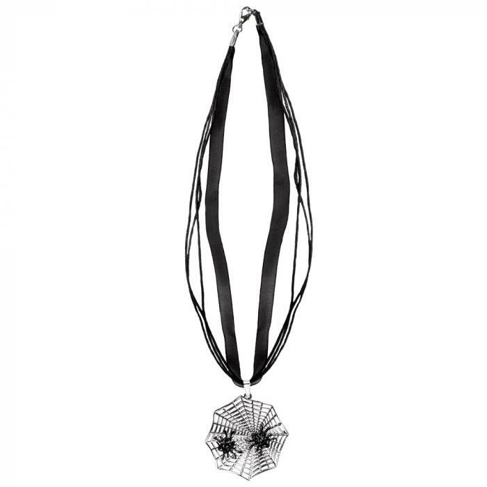 Collier en métal arachnée,Farfouil en fÃªte,Bijoux