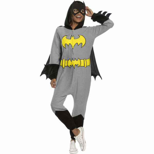 Combinaison pyjama adulte Batgirl™,Farfouil en fÃªte,Déguisements