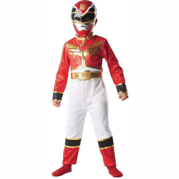 COSTUME POWER RANGER ROUGE MEGA FORCE TL,Farfouil en fÃªte,Déguisements