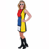 Women's 60's Modern Art Dress Adult Costume