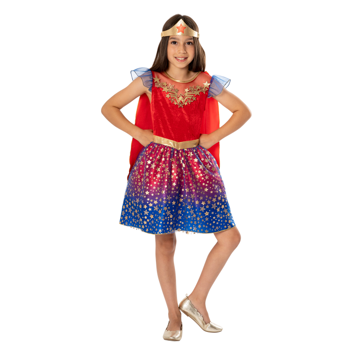 Déguisement enfant robe luxe Wonder Woman™,Farfouil en fÃªte,Déguisements