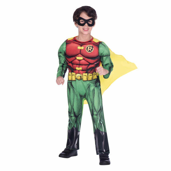 Déguisement luxe enfant Robin Batman™,Farfouil en fÃªte,Déguisements