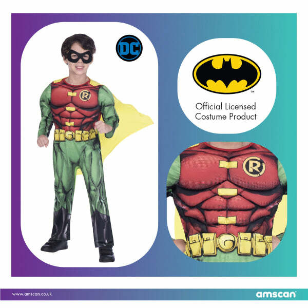 Déguisement luxe enfant Robin Batman™,Farfouil en fÃªte,Déguisements