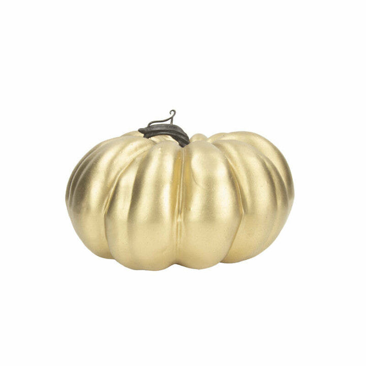 Grande citrouille dorée 16 cm,Farfouil en fÃªte,Décorations