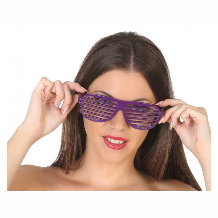 LUNETTES GRILLES VIOLETTES,Farfouil en fÃªte,Lunettes