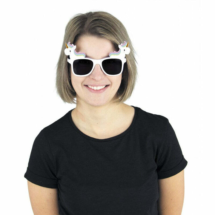 Lunettes licornes blanches,Farfouil en fÃªte,Lunettes