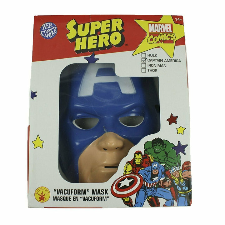 Masque Vintage Captain America™,Farfouil en fÃªte,Masques