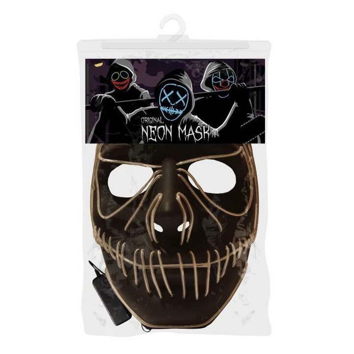 NEON MASK JACK LUMINEUX HALLOWEEN,Farfouil en fÃªte,Masques