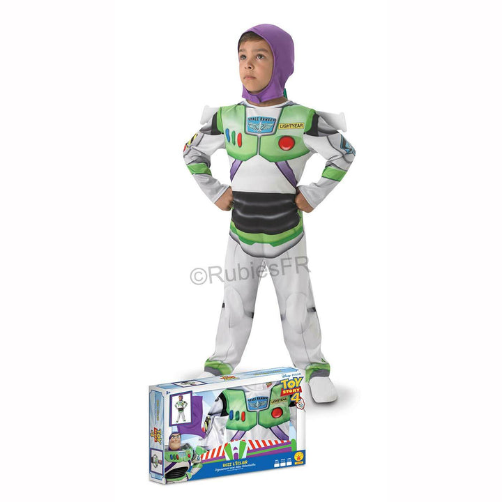 Panoplie enfant classique Buzz l'Éclair Toy Story™,Farfouil en fÃªte,Déguisements