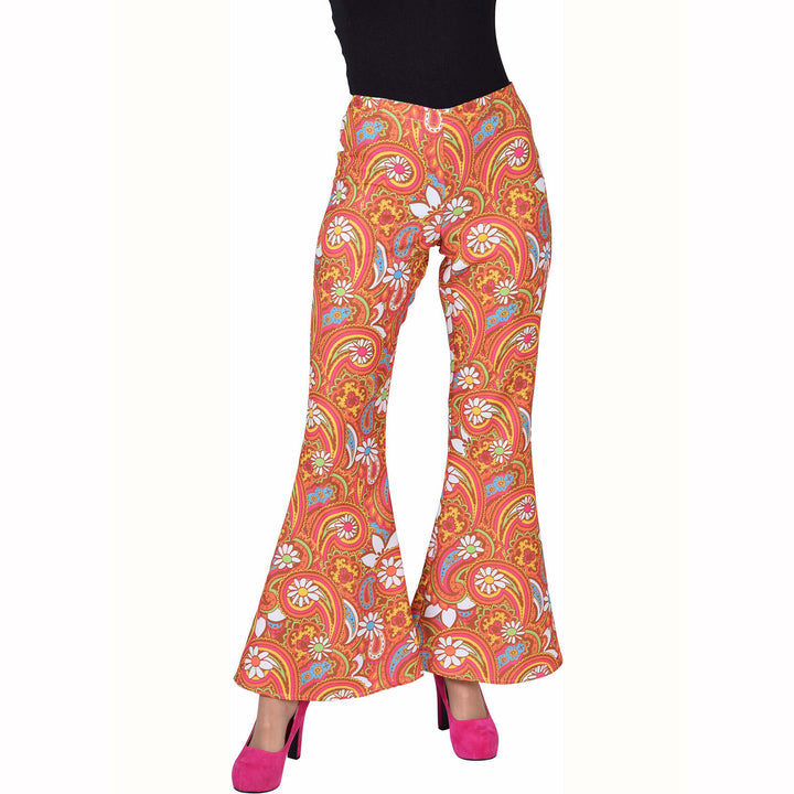 Pantalon luxe femme hippie - Paisley,S,Farfouil en fÃªte,Déguisements