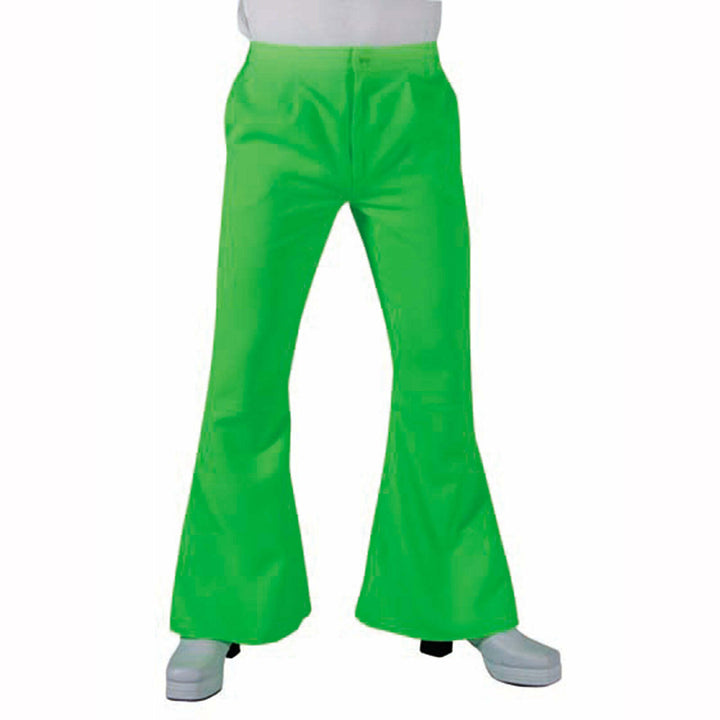 Pantalon luxe homme disco hippie - Vert fluo,S,Farfouil en fÃªte,Déguisements