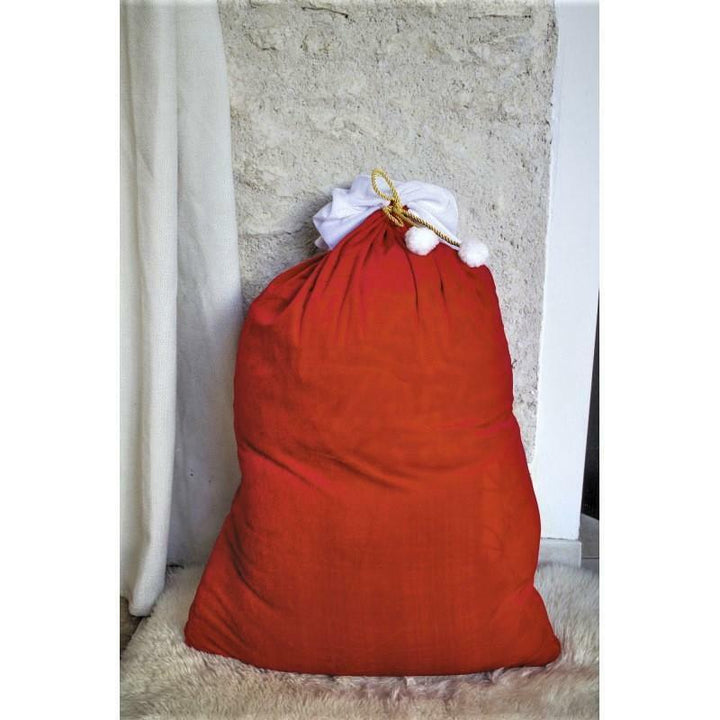 Sac de Noël rouge luxe 60 x 100 cm,Farfouil en fÃªte,A definir