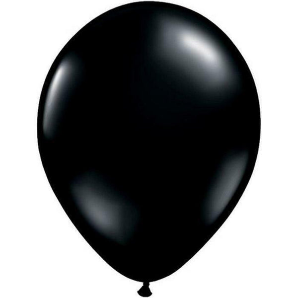 SACHET DE 100 BALLONS JEWEL NOIR 11" 28 CM QUALATEX©,Farfouil en fÃªte,Ballons