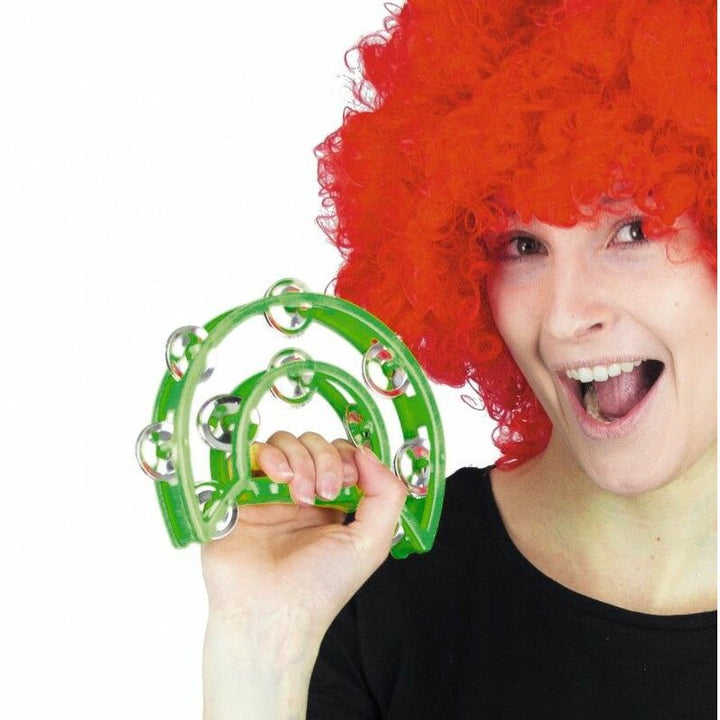 Tambourin vert 40 cm,Farfouil en fÃªte,Accessoires de déguisement