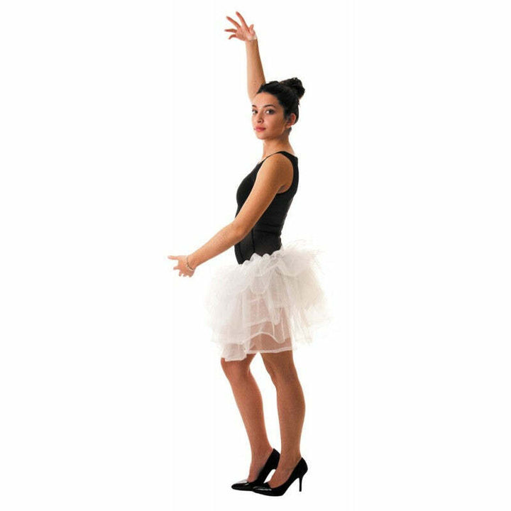 Tutu luxe à volants adulte blanc,Farfouil en fÃªte,Jupes, tutus, jupons