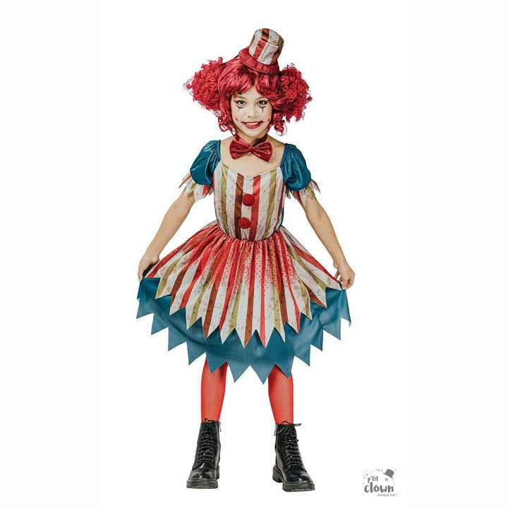 Déguisement enfant clown vintage de l'horreur fille,Farfouil en fÃªte,Déguisements