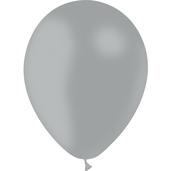 Sachet de 12 ballons de 28 cm Gris Balloonia®