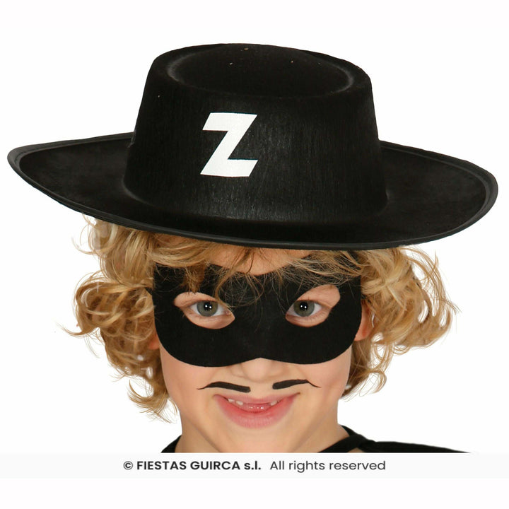 Chapeau de Zorro en feutre enfant,Chapeaux,Farfouil_en_fete