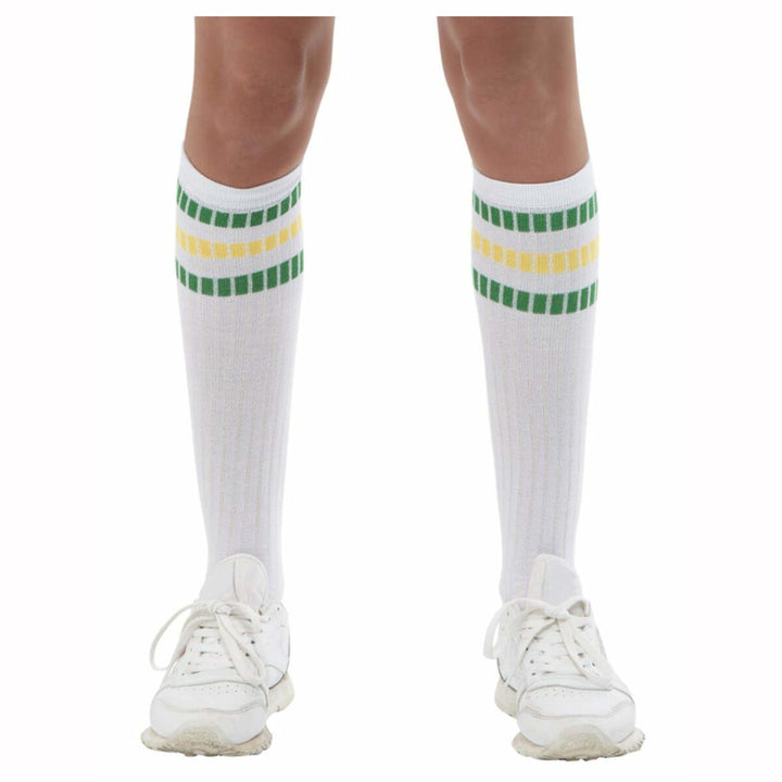 Chaussettes de sport années 80 adulte,Farfouil en fÃªte,Collants, bas, chaussettes, guêtres