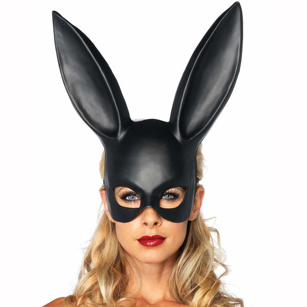 Masque Lapin Noir avec grandes oreilles adulte,Farfouil en fÃªte,Masques