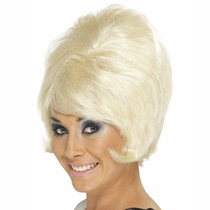 Perruque Coupe Ruche Année 60 blonde femme,Farfouil en fÃªte,Perruque