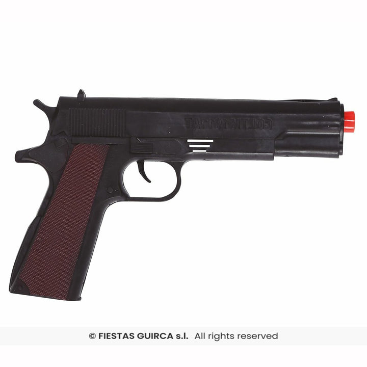 Pistolet noir sonore 29 cm,Armes,Farfouil_en_fete